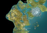 A map of all 10 Liyue Shrine of Depth locations (Image via Genshin Impact)